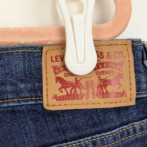 Levi's | Blue 505 Straight Jeans Size 14 - Picture 6 of 7